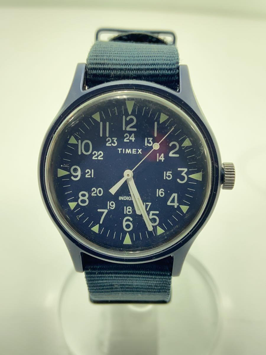 【中古】TIMEX◆クォーツ腕時計/アナ