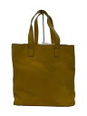 【中古】MARC JACOBS◆トートバッグ/レザー/YLW/無地【バッグ】
