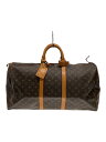 【中古】LOUIS VUITTON◆キーポル60_モノグラム・キャンバス_BRW/PVC/BRW【バッグ】