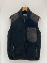 【中古】HYSTERIC GLAMOUR◆フリースベスト/S/ポリエステル/BLK/02213cv01【メンズウェア】