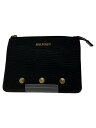 【中古】BALMAIN◆クラッチバッグ/--/BLK【バッグ】