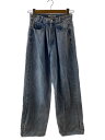 【中古】SNIDEL◆23AW/ウエストタックデニムパンツ/O/デニム/BLU/SWFP235025【レディースウェア】