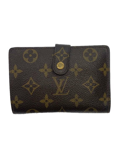 【中古】LOUIS VUITTON◆ポルト・フォイユ・ヴィエノワ_モノグラム・キャンバス_BRW/PVC/BRW/総柄/レディース【服飾雑貨他】 【中古】LOUIS VUITTON◆ポルト・フォイユ・ヴィエノワ_モノグラム・キャンバス_BRW/PVC/BRW/総柄/レディース【服飾雑貨他】