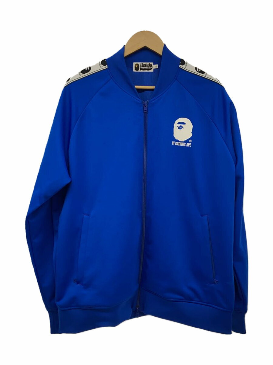 【中古】A BATHING APE◆ナイロンジャケット/XL/ポリエステル/BLU/001SWJ201009M【メンズウェア】