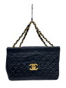 【中古】CHANEL◆ショルダーバッグ/--/BLK/無地/A01094【バッグ】(4)