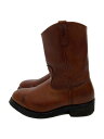 【中古】RED WING◆90s/USA製/PT91/スチールキャップペコスブーツ/US10.5/BRW/レザー/898//【シューズ】
