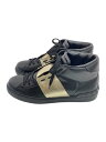 【中古】VALENTINO◆ハイカットスニーカー/41/BLK/レザー【シューズ】(4)