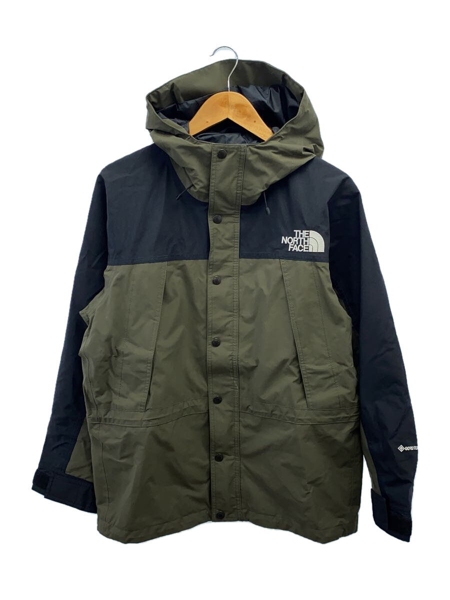 【中古】THE NORTH FACE◆MOUNTAIN LIGHT JACKET_マウンテンライトジャケット/S/ポリエステル/KHK【メンズウェア】