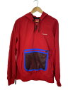 【中古】Supreme◆14ss Mesh Pocket Pullover/ナイロンジャケット/M/ナイロン/RED/無地【メンズウェア】
