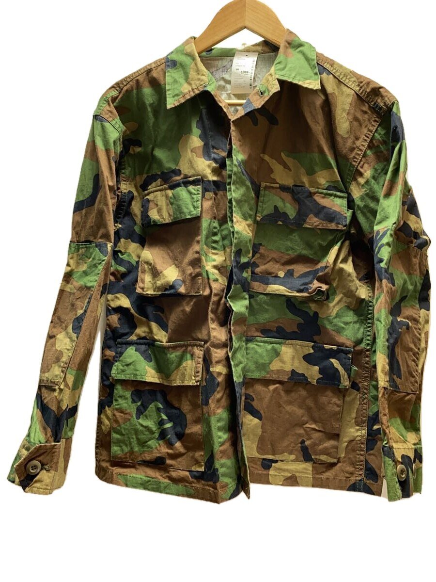 【中古】HOUSTON◆ミリタリージャケット/BDU/コットン/GRN/カモフラ/SP0100-18-D-CB11【メンズウェア】