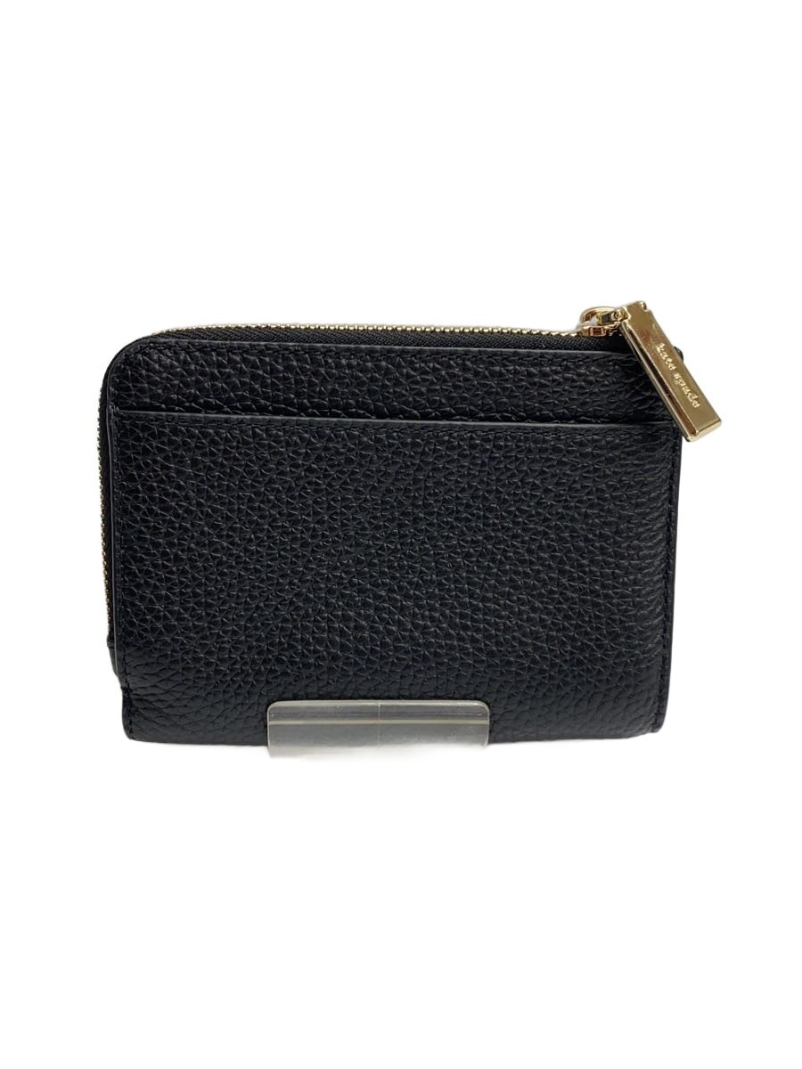 【中古】kate spade new york◆2つ折り財布/レザー/ブラック/レディース/kl842【服...