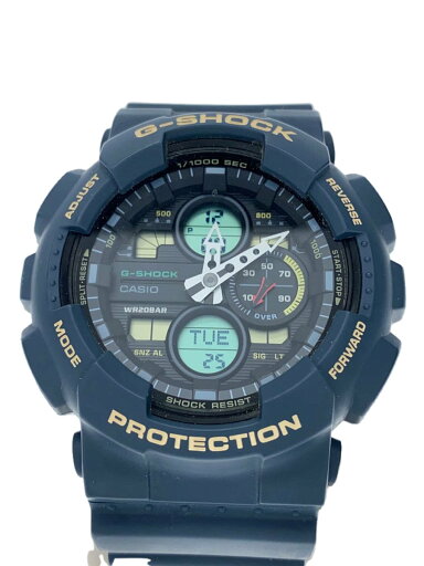 【中古】CASIO◆クォーツ腕時計/デジアナ/--/NVY/GA-140【服飾雑貨他】 【中古】CASIO◆クォーツ腕時計/デジアナ/--/NVY/GA-140【服飾雑貨他】