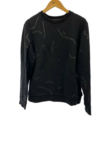 【中古】Alexander Wang◆スウェット/48/コットン/BLK/総柄【メンズウェア】 【中古】Alexander Wang◆スウェット/48/コットン/BLK/総柄【メンズウェア】