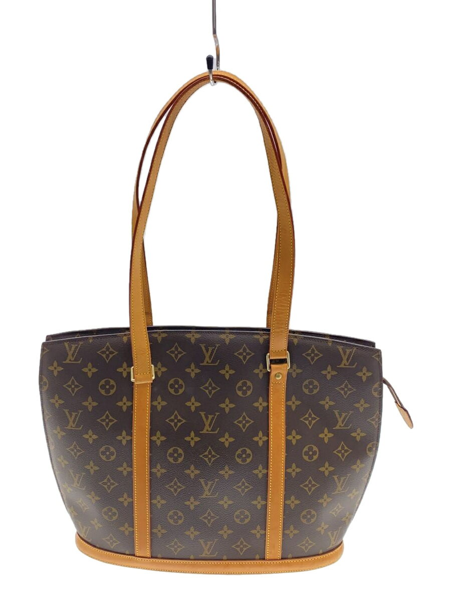 【中古】LOUIS VUITTON◆バビロン_モノグラム・キャンバス_BRW/PVC/BRW【バッグ】