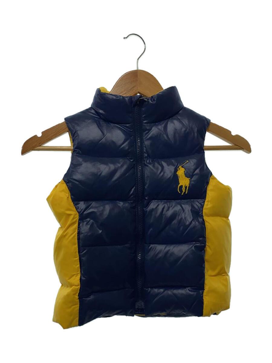 【中古】POLO RALPH LAUREN◆POLO RALPH LAUREN/ベスト/100cm/ナイロン/NVY/無地/3211835【キッズ】