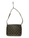 【中古】LOUIS VUITTON◆ショルダーバッグ/PVC/BRW/モノグラム【バッグ】