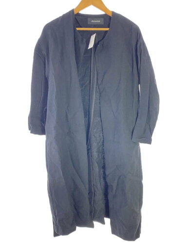 【中古】JEANASIS◆リボン付き/ノーカラー/コート/ロングアウター/FREE/コットン/BLK/JS071119TS【レディースウェア】 【中古】JEANASIS◆リボン付き/ノーカラー/コート/ロングアウター/FREE/コットン/BLK/JS071119TS【レディースウェア】