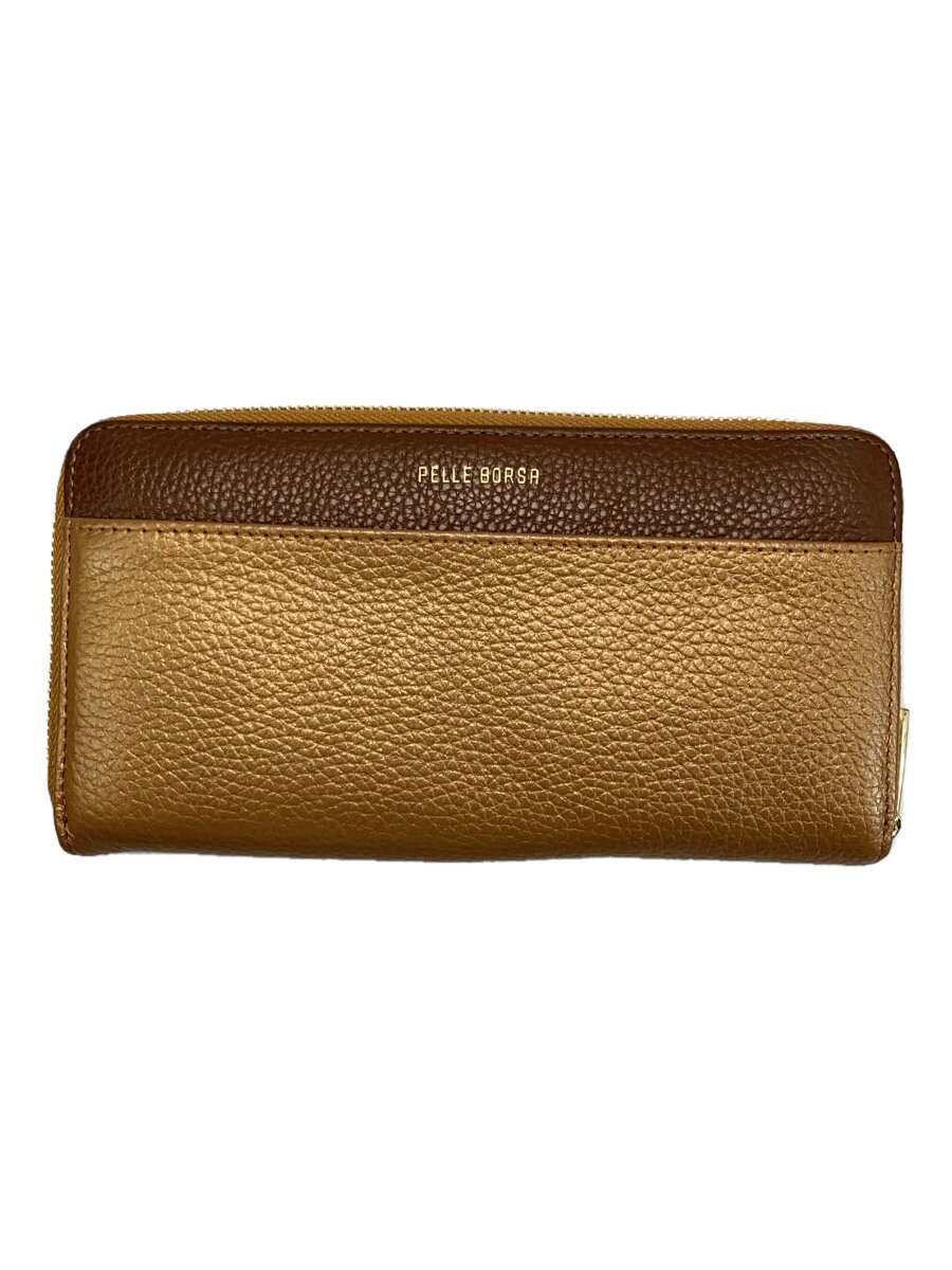 【中古】PELLE BORSA◆長財布/--/BRW/レディース【服飾雑貨他】
