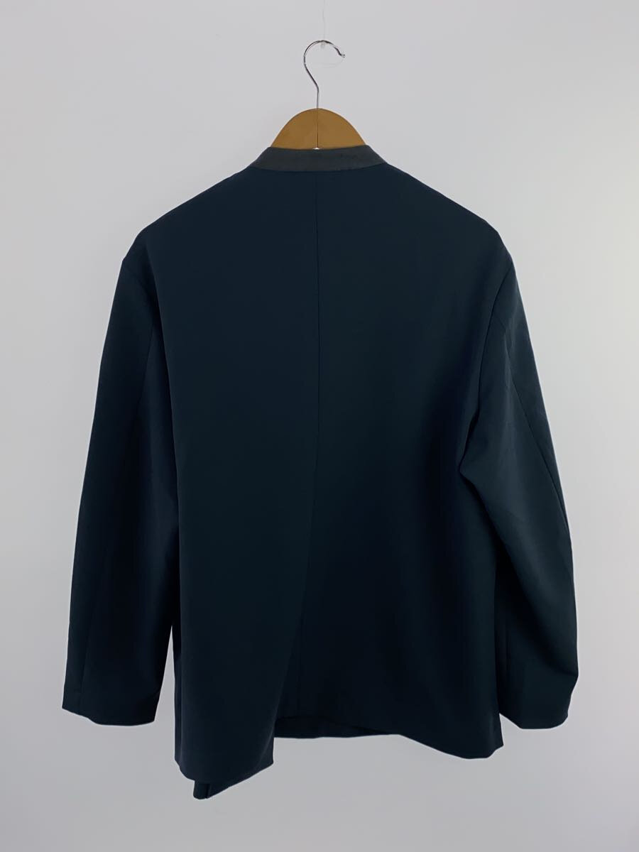 【中古】tk.TAKEO KIKUCHI(TK)◆360ドストレッチノーカラージャケット/XL/ポリエステル/BLU/170-49100//【メンズウェア】