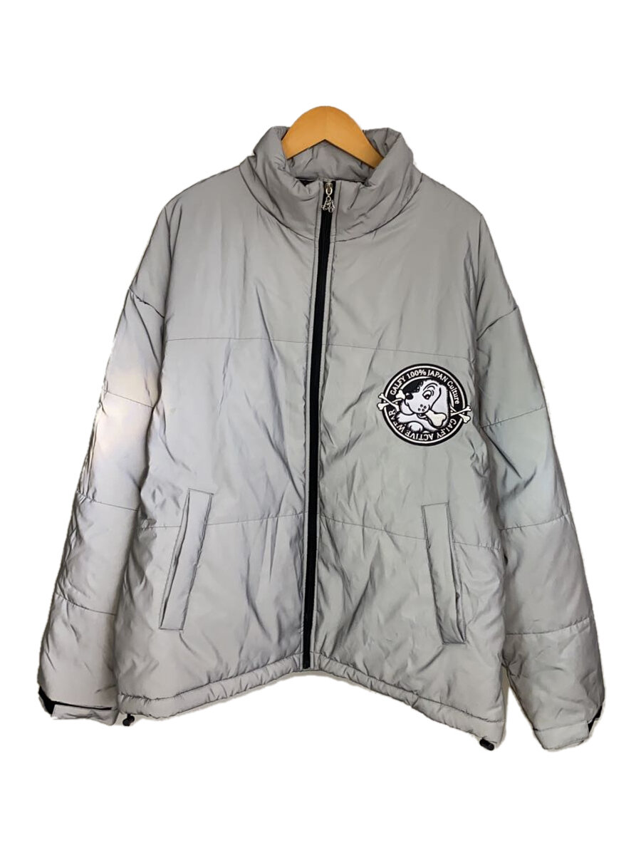 【中古】GALFY◆中綿ジャケット/XL/ポリエステル/SLV/124012【メンズウェア】