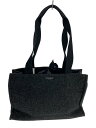 【中古】kate spade new york◆トートバッグ/--/BLK/無地【バッグ】