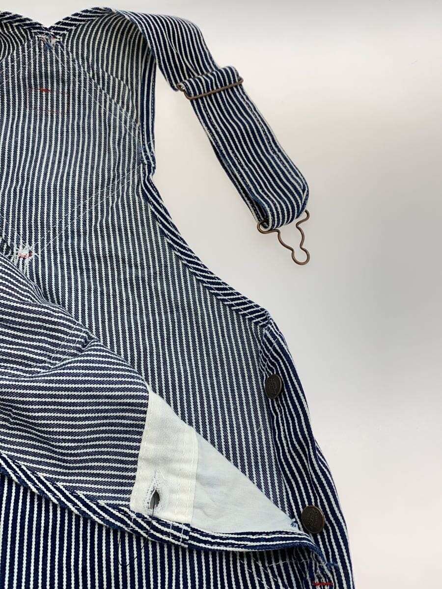 【中古】DICKIES◆オーバーオール/32/コットン/NVY/ヒッコリーストライプ/Bib OverAlls【メンズウェア】