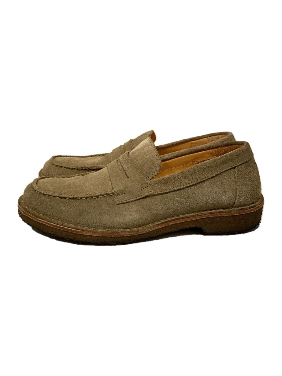 【中古】astorflex◆ローファー/40/BEG/スウェード【シューズ】
