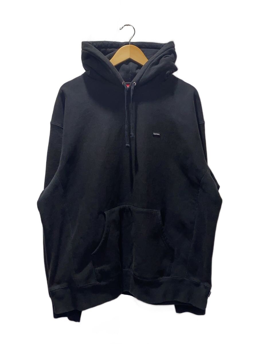 Supreme◆Small Box Hooded Sweatshirt/パーカー/XL/コットン/ブラック//