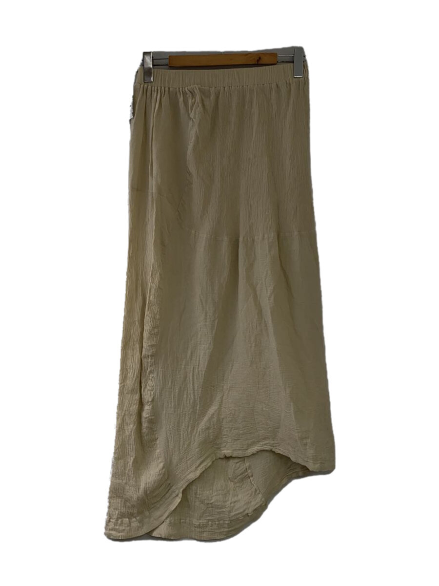 【中古】HaaT◆ロングスカート/2/コットン/BEG/無地/HA43FG841【レディースウェア】