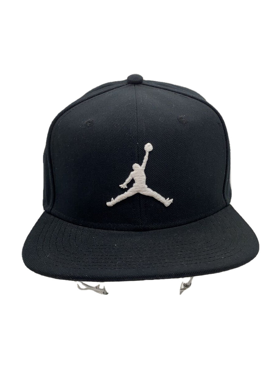【中古】NIKE◆キャップ/--/ポリエステル/BLK/メンズ【服飾雑貨他】