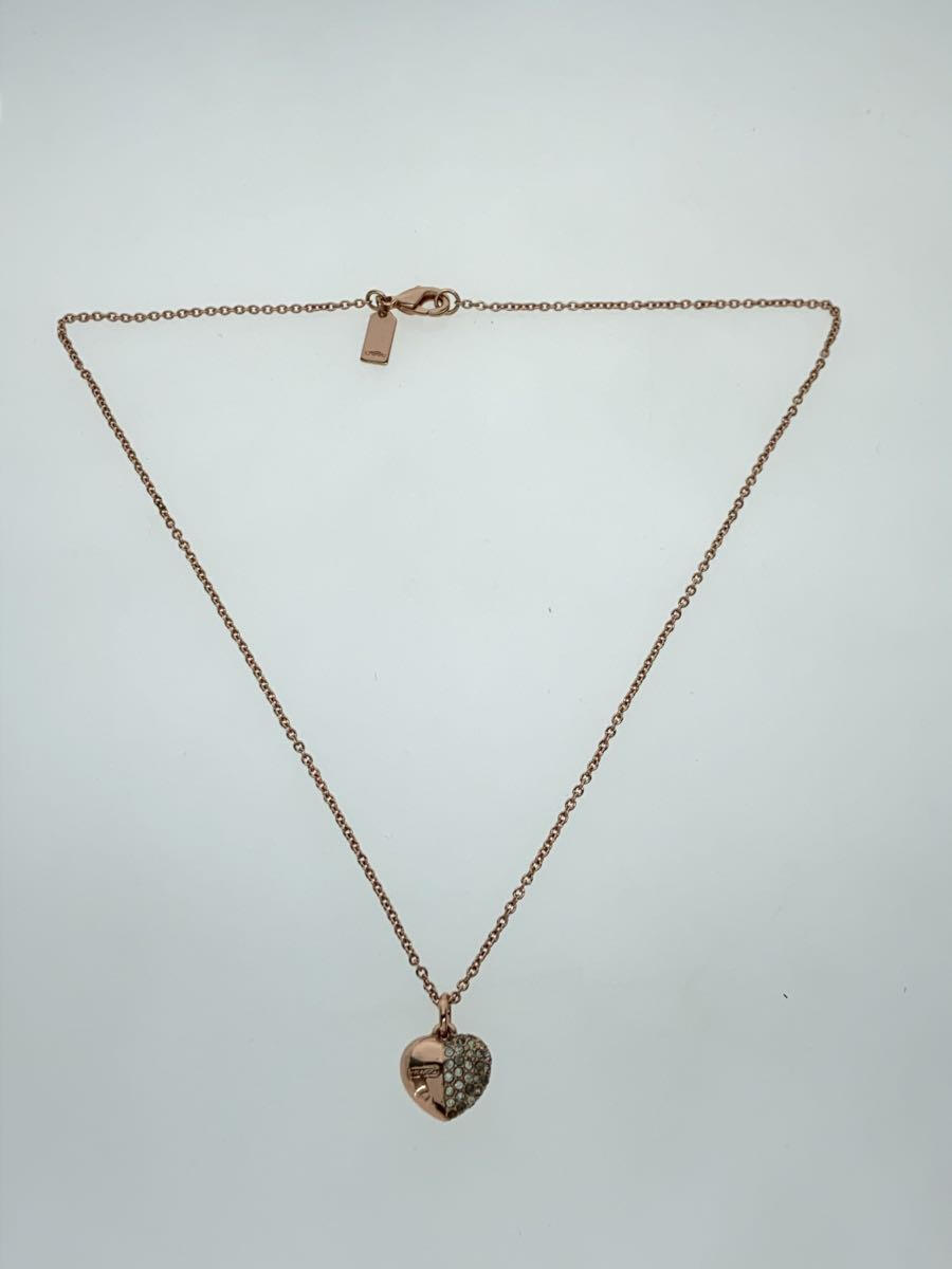 【中古】COACH◆ネックレス/--/GLD/トップ有/レディース//【服飾雑貨他】