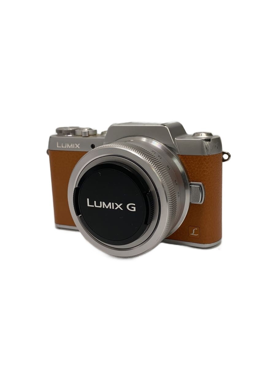 【中古】Panasonic◆デジタル一眼カメラ LUMIX DMC-GF7W-T ダブルズームレンズキット [ブラウン]【カメラ】