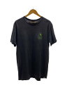 【中古】STUSSY◆Tシャツ/M/コットン/BLK/one love【メンズウェア】