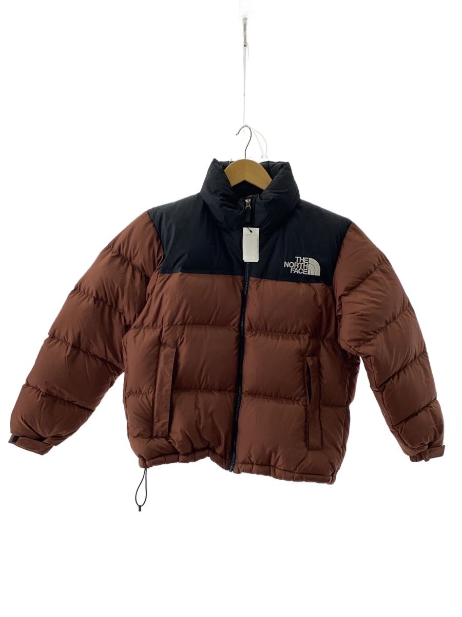 【中古】THE NORTH FACE◆SHORT NUPTSE JACKET_ショートヌプシジャケット/L/ナイロン/BRW【レディースウェア】