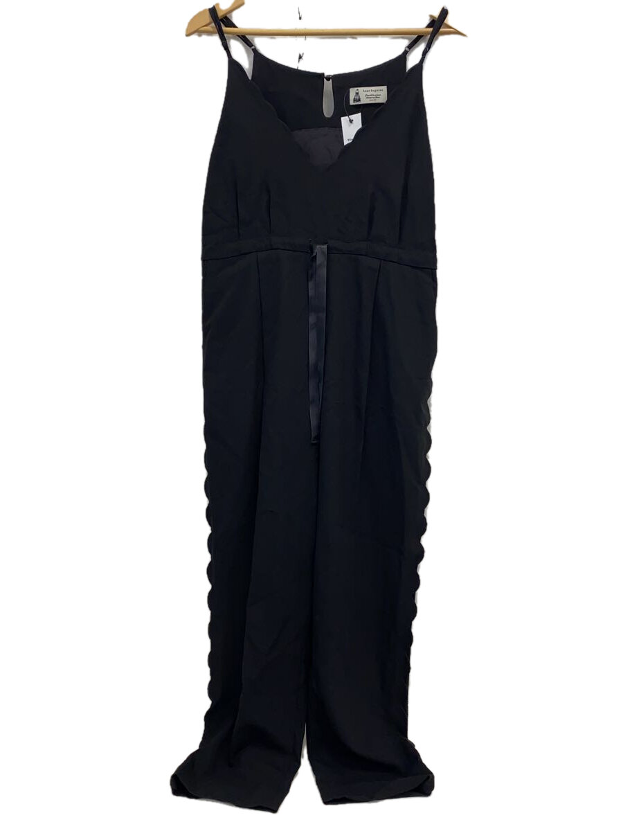 【中古】leur logette◆オールインワン/1/レーヨン/BLK/無地/05214/ルルロジェッタ//【レディースウェア】