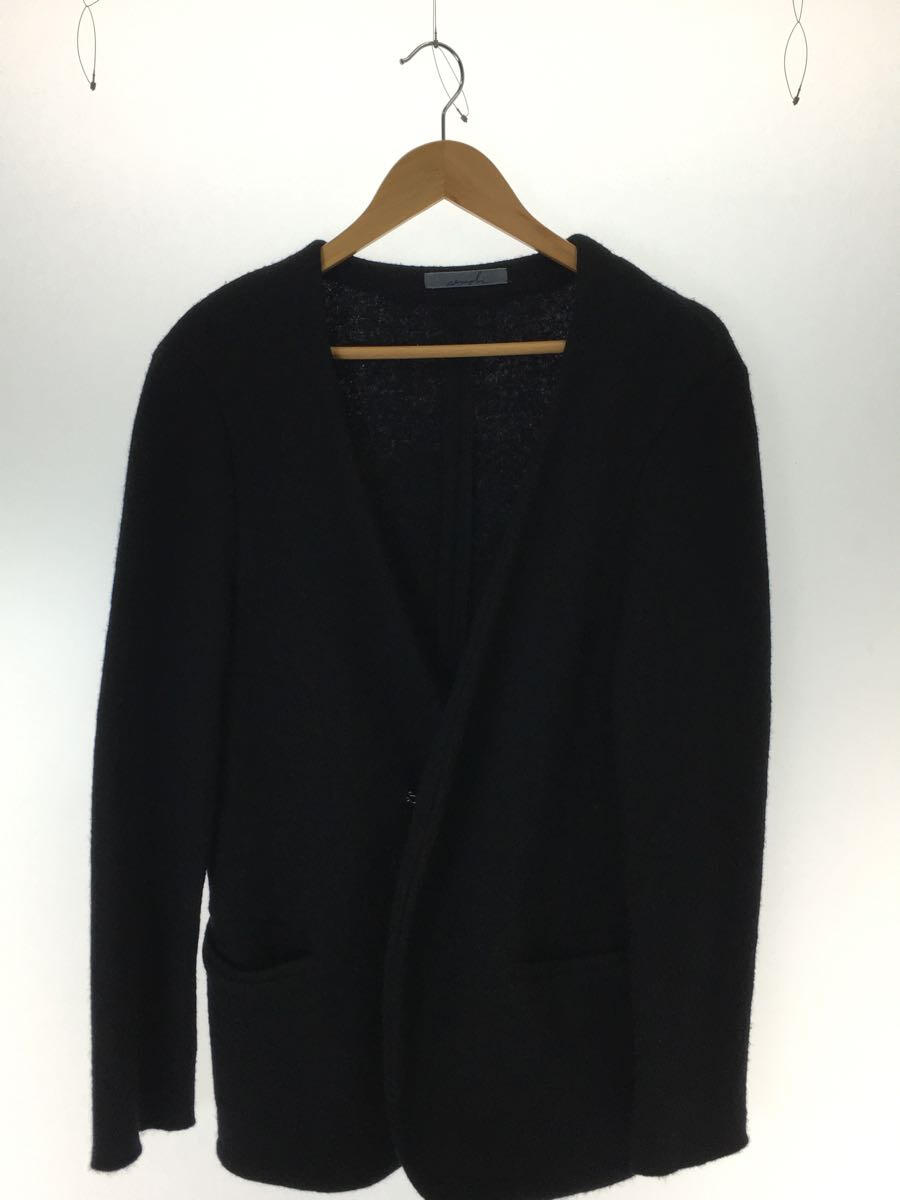 【中古】semoh◆ジャケット/--/ウール/BLK/無地//【メンズウェア】