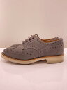 【中古】Tricker’s◆ドレスシューズ/UK7.5/GRY/スウェード【シューズ】