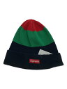 【中古】Supreme◆ニットキャップ/FREE/コットン/BLK/メンズ【服飾雑貨他】