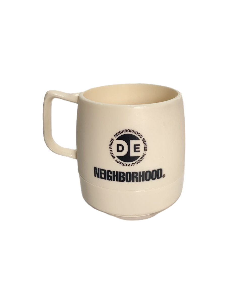 【中古】NEIGHBORHOOD◆グラス/WHT【キッチン用品】