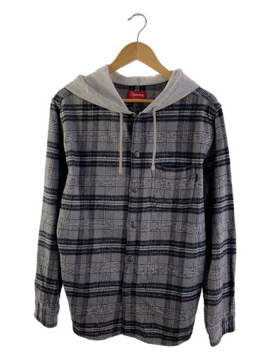 【中古】Supreme◆長袖シャツ/M/コットン/GRY【メンズウェア】 【中古】Supreme◆長袖シャツ/M/コットン/GRY【メンズウェア】