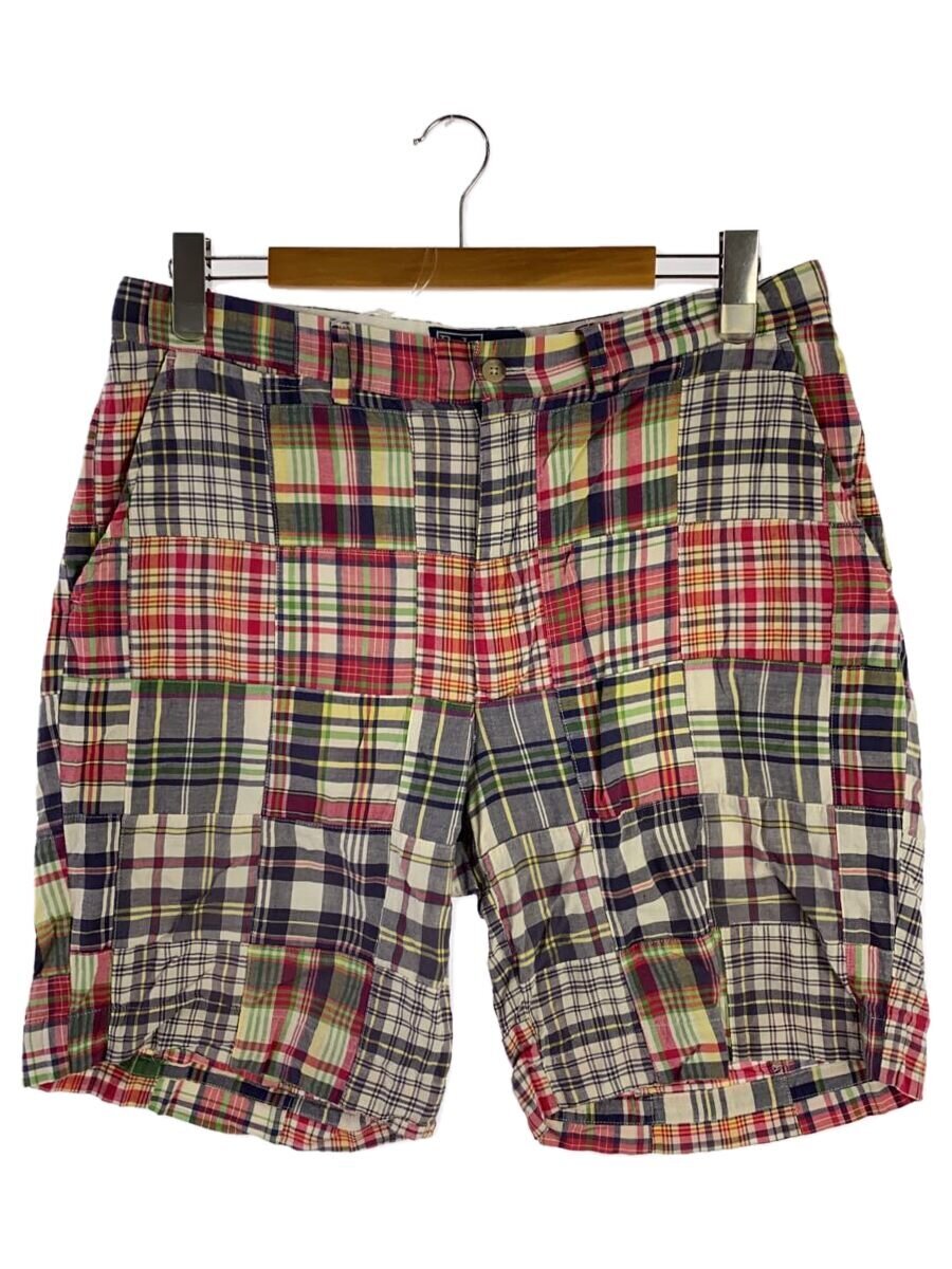 【中古】POLO RALPH LAUREN◆ショートパンツ/35/コットン/マルチカラー/チェック//【メンズウェア】