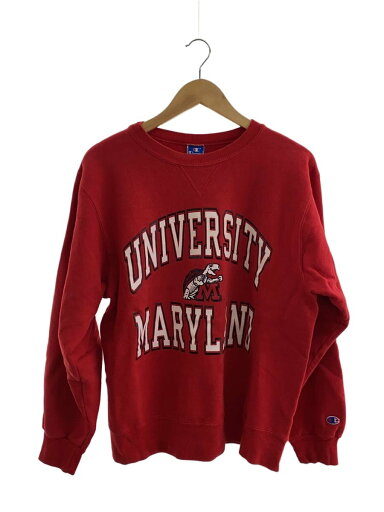 【中古】Champion◆90s/カレッジスウェット/L/コットン/RED/プリント/USA製//【メンズウェア】 【中古】Champion◆90s/カレッジスウェット/L/コットン/RED/プリント/USA製//【メンズウェア】