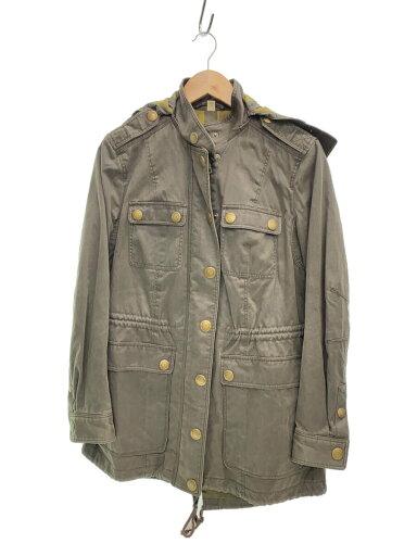 【中古】BURBERRY BRIT◆BURBERRY BRIT/ミリタリージャケット/6/コットン/KHK【メンズウェア】 【中古】BURBERRY BRIT◆BURBERRY BRIT/ミリタリージャケット/6/コットン/KHK【メンズウェア】