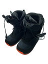 【中古】salomon◆スノーボードブーツ/24.5cm/BLK/381777/IVY【スポーツ】