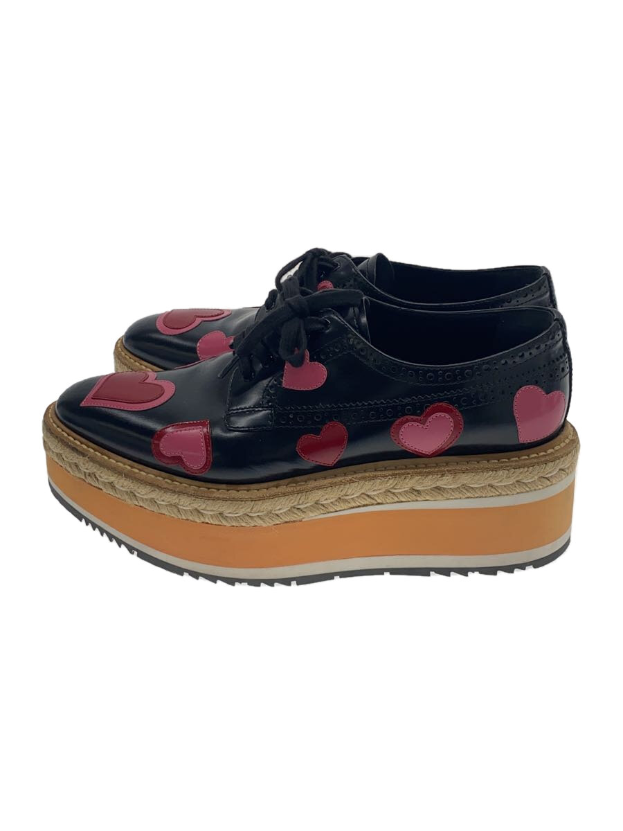 Deck Shoes - 【中古】PRADA◆エスパドリーユ/40/BLK【シューズ】