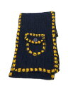 【中古】PHINGERIN◆23AW/PG1 SCARF/マフラー/コットン/NVY/メンズ/PD-232-NA-011【服飾雑貨他】