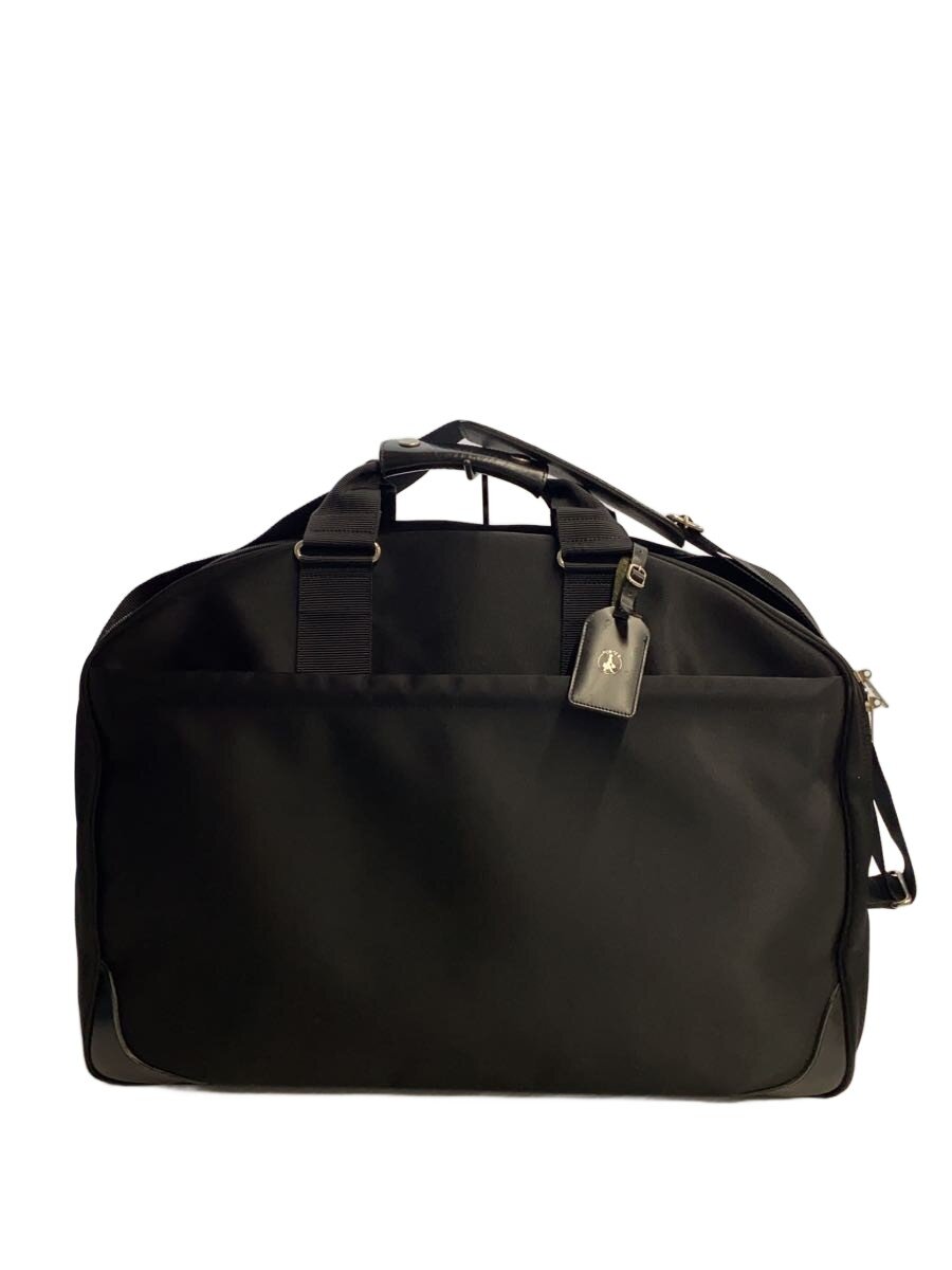 【中古】PORTER◆TRUNK/トランク/2WAY GARMENT BOSTON BAG/ショルダーバッグ/ナイロン/BLK【バッグ】