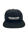 【中古】HEADTOTOE/キャップ/FREE/コットン/BLK/メンズ【服飾雑貨他】