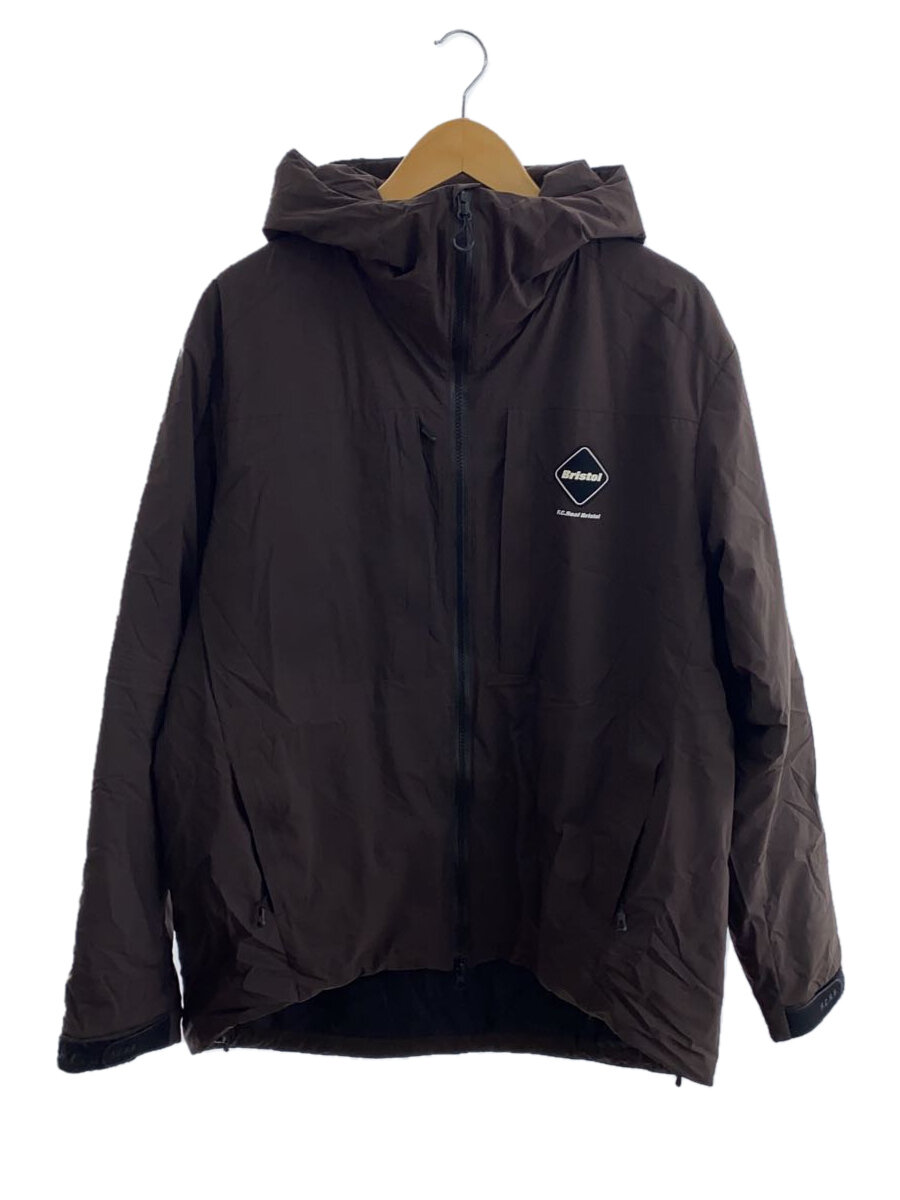 【中古】F.C.R.B.(F.C.Real Bristol)◆INSULATION PADDED HOODED/ナイロンジャケット/XL/BRW/無地/FCRB-2320【メンズウェア】