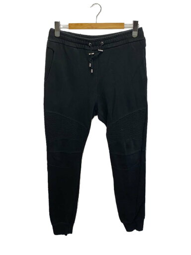 【中古】BALMAIN◆バルマン/ボトム/L/コットン/BLK/55831270/スウェットパンツ【メンズウェア】 【中古】BALMAIN◆バルマン/ボトム/L/コットン/BLK/55831270/スウェットパンツ【メンズウェア】